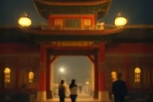 静默跑道：空无一人的夜间训练跑道与白色标线